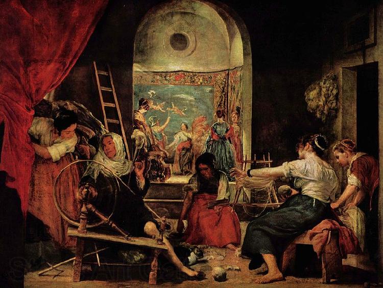Diego Velazquez Die Spinnerinnen Spain oil painting art